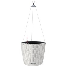 Závesný kvetináč so zavlažovacím systémom a ukazovateľom hladiny vody