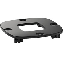 Podložka na kolieskach pre rastliny so štvorcovým výrezom a kolieskami