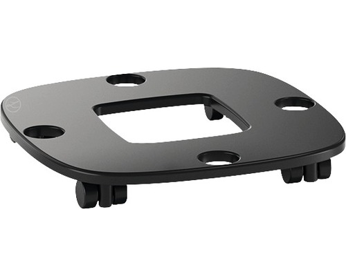 Podložka na kolieskach pre rastliny so štvorcovým výrezom a kolieskami