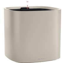 Béžový kvetináč so zavlažovacím systémom