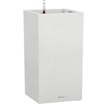 Štvorcový kvetináč s ukazovateľom hladiny vody