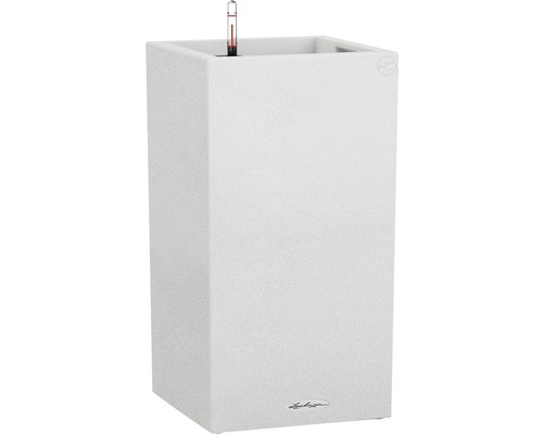 Štvorcový kvetináč s ukazovateľom hladiny vody