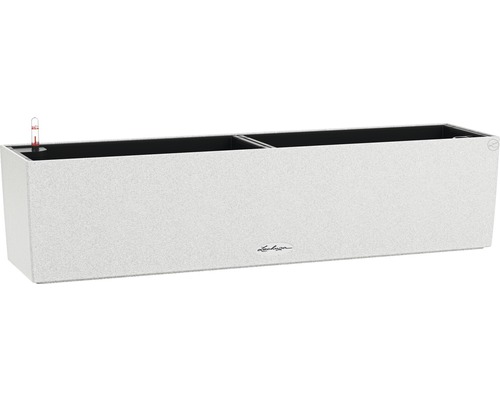 Obdĺžnikový kvetináč so zavlažovacím systémom