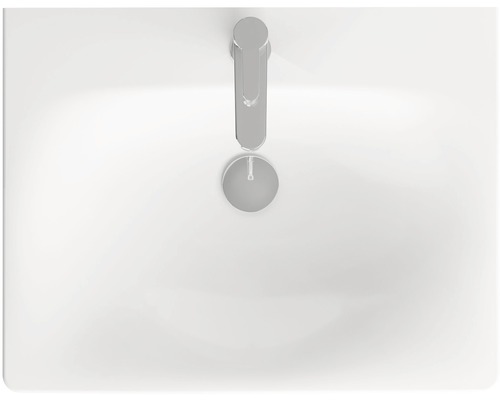 Keramické umývadlo s batériou zhora