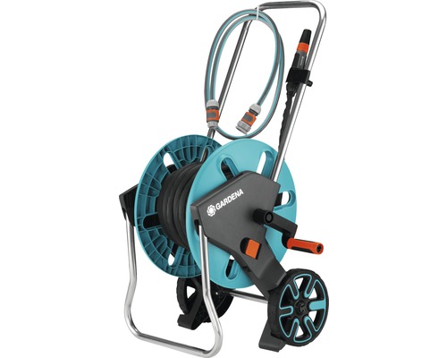 Navijak na hadicu Gardena s hadicou a kolieskami