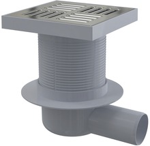 Štvorcový podlahový odtok s nerezovým sitkom