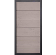 Interiérové dvere s vodorovnými panelmi a rámom