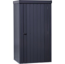 Kovová záhradná skriňa s dverami