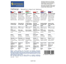 Informácie o petržlene koreňovom Halblange Petroselinum crispum var. tuberosum na pestovanie