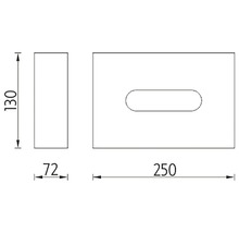 Zásobník na papierové utierky Nimco na 100 kusové balenie, na stenu alebo na postavenie UN 9010N-10-thumb-1