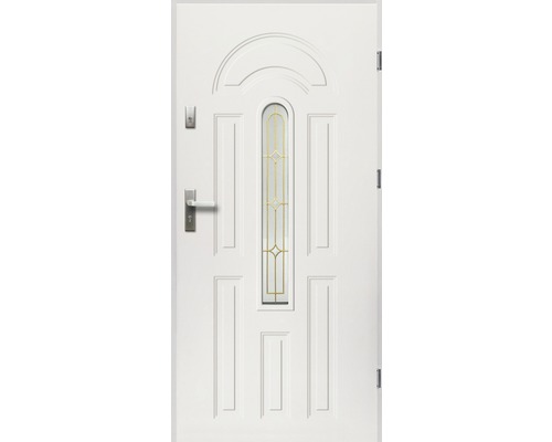 Vchodové dvere Wenus oceľové 90 Ľ biele