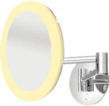 Okrúhle nástenné zrkadlo s LED osvetlením