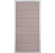 Interiérové dvere s vodorovnými panelmi a rámom