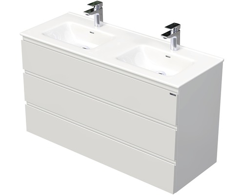 Kúpeľňová skrinka s dvojumývadlom Intedoor LETTY 121 cm LE 120D 3Z-0