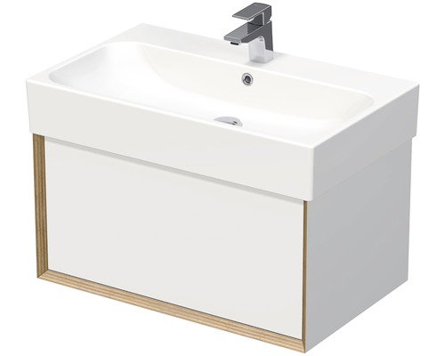 Kúpeľňová skrinka s umývadlom Intedoor MULTI 75 cm OXO MULTI 75 1Z