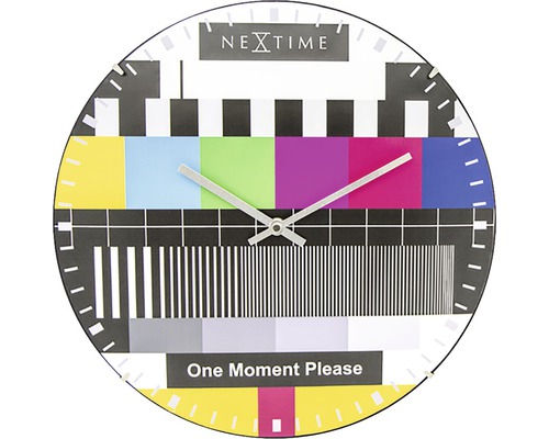 Nástenné hodiny NeXtime Testpage Dome Ø 35 cm