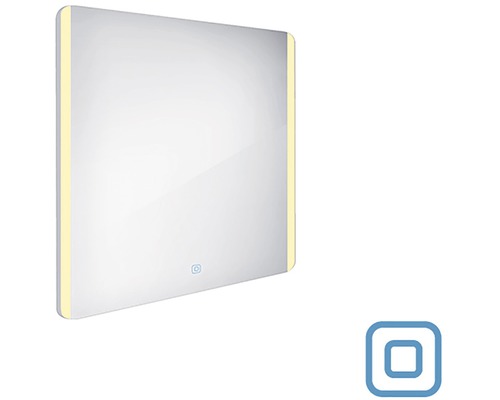 Štvorcové zrkadlo s LED osvetlením