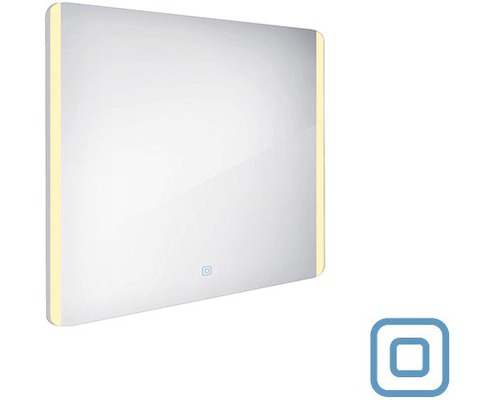 Obdĺžnikové zrkadlo s LED osvetlením