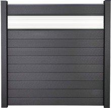 Plastový plotový diel s svetelným pásom