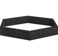 Plastový obrubník záhona, štvorcový