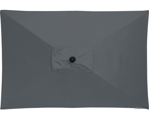 Obdĺžnikový vonkajší slnečník, pohľad zhora