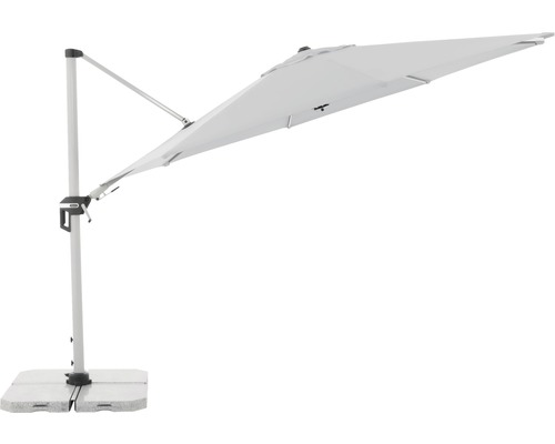 Výkyvný slnečník s podstavcom pre vonkajšie použitie