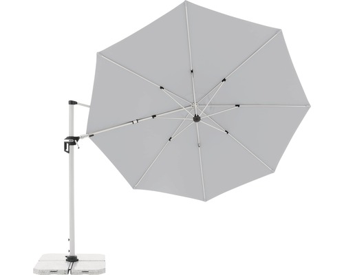 Výkyvný slnečník s podstavcom na vonkajšie použitie