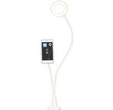 LED stolová lampa Top Light Neck B 5 W 500 lm 3000-4500-6500 K biela s držiakom na mobil