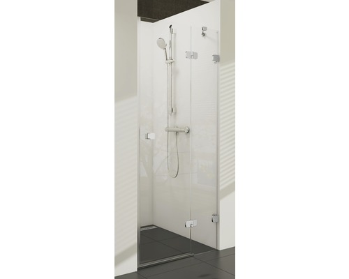 Sprchové dvere RAVAK Brilliant BSD2 80 cm A-R chróm+transparen bez kovania 0UP4AA00Z1