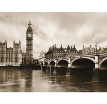 Pohľad na Big Ben, Westminsterský palác a Westminsterský most v Londýne