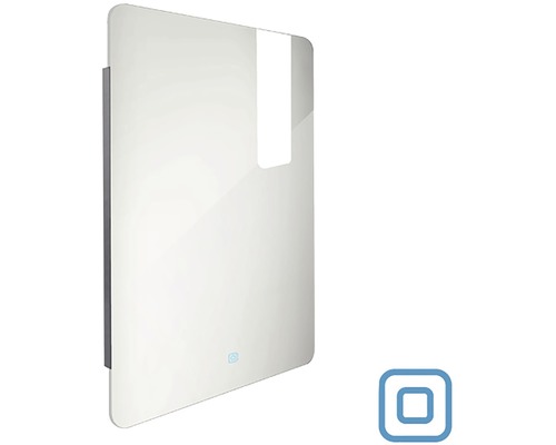 Zrkadlo do kúpeľne Nimco 600x800 cm s LED osvetlením a dotykovým senzorom ZP 25002V Obdĺžnikové zrkadlo do kúpeľne s osvetlením