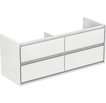 Kúpeľňová skrinka pod umývadlo Ideal Standard Connect Air 130x51,7x44 cm lesklá biela