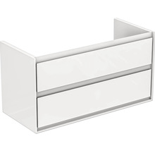 Kúpeľňová skrinka pod umývadlo Ideal Standard Connect Air 100x51,7x44 cm lesklá biela