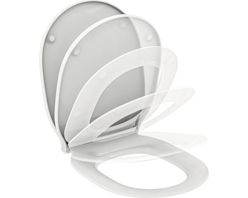 WC doska Ideal Standard Connect Air biela softclose / s pomalým zatváraním E036801