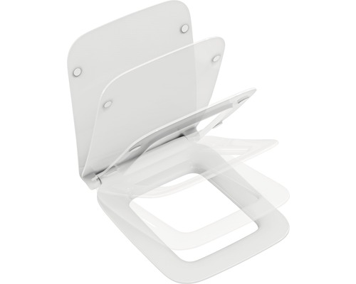 WC doska Ideal Standard Strada II biela softclose / s pomalým zatváraním T360101 WC sedadlo s automatickým sklápaním
