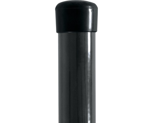 Stĺpik na plot PILECKÝ Ideal Zn + PVC okrúhly 260 cm Ø 48 mm antracit