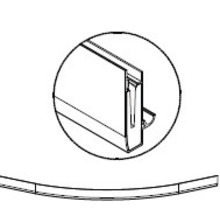 Detail kúpeľňového vstavaného prvku