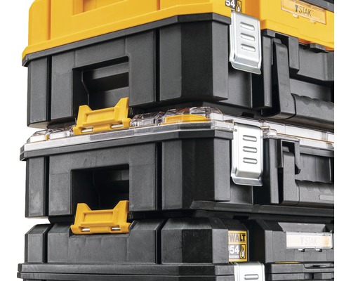 Stohovateľné plastové boxy na náradie DeWalt