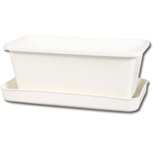 Plastový kvetináč s podšálkou