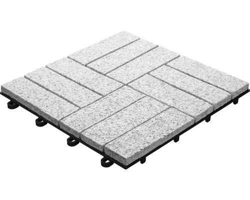Teracová dlaždica imitácia kameňa s plastovou spodnou konštrukciou