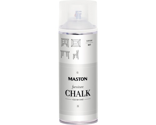 Lak v spreji Maston Chalk Möbel Klarlack Matt priehľadný 400 ml Maston nábytok kriedový lak matný