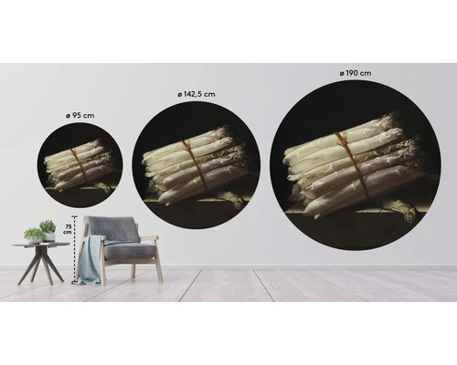 Nástenná dekorácia motív špargle v rôznych veľkostiach