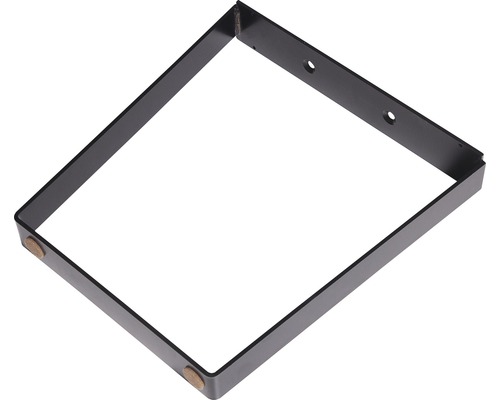 Podnož lavice V‑Form čierna 420 × 400 × 70 mm Kovový rám stola s otvormi na montáž