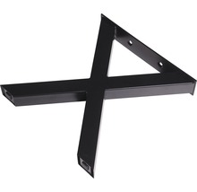 Oceľová noha stola v tvare X