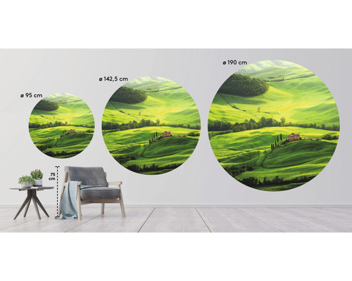 Samolepky na stenu s motívom krajiny v troch veľkostiach