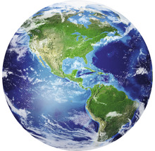 Globálny pohľad na Severnú a Južnú Ameriku