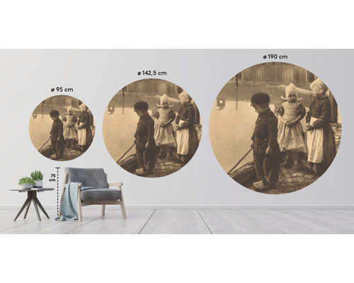 Nástenná dekorácia s historickým motívom v troch veľkostiach