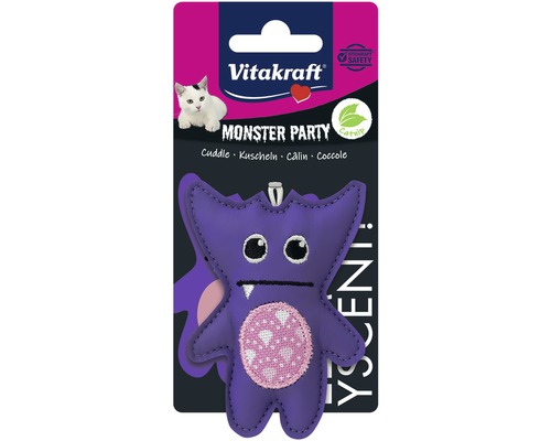 Hračka pre mačky Vitakraft Monster fialová 9 cm-0