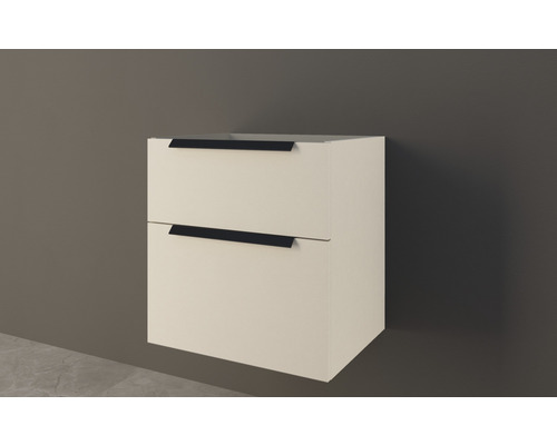 Skrinka pod umývadlo s dvomi zásuvkami a madlami