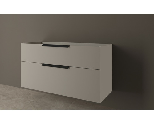 Skrinka pod umývadlo s dvomi zásuvkami do kúpeľne